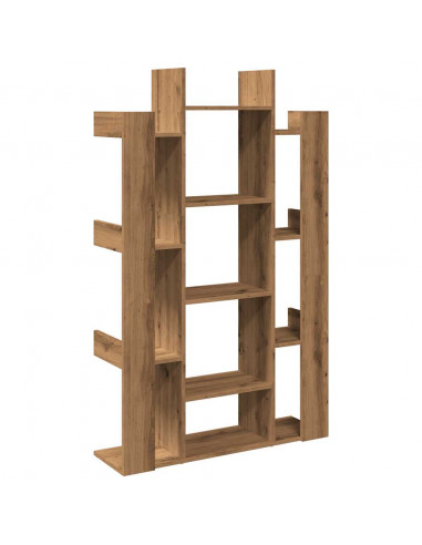 Libreria Rovere Artigianale 86x25,5x140 cm Legno Multistrato