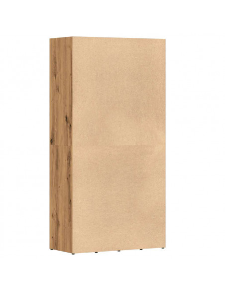 Libreria Rovere Artigianale 66x30x130 cm Legno Multistrato