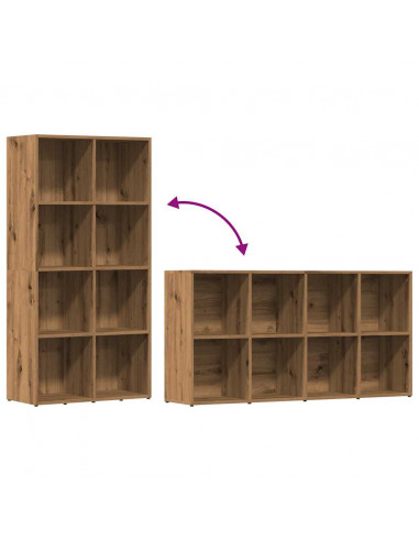 Libreria Rovere Artigianale 66x30x130 cm Legno Multistrato