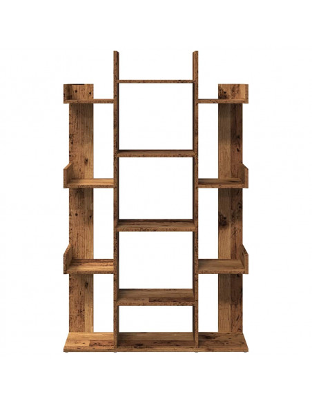 Libreria Legno Antico 86x25,5x140 cm in Legno Multistrato