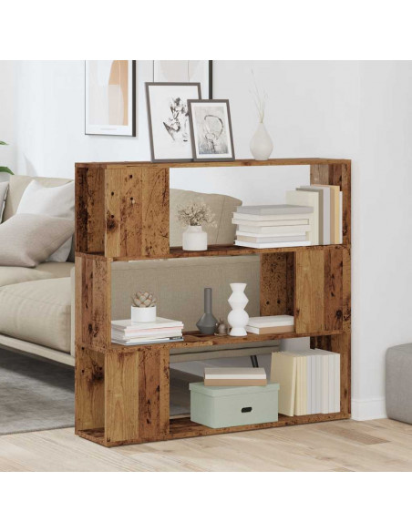 Libreria/Divisorio in Legno Vecchio 100x24x94 cm