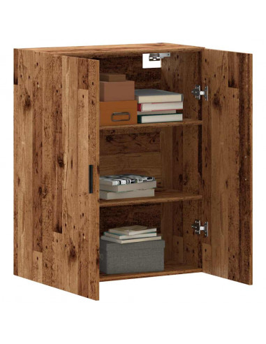 Mobile a Parete Legno Antico 69,5x34x90 cm