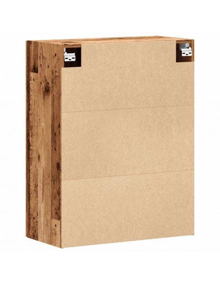 Mobile a Parete Legno Antico 69,5x34x90 cm