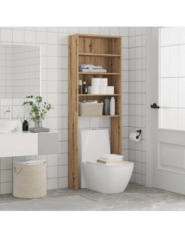 Mobile per Lavatrice Rovere Artigianale 64x24x190 cm