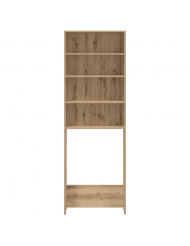 Mobile per Lavatrice Rovere Artigianale 64x24x190 cm