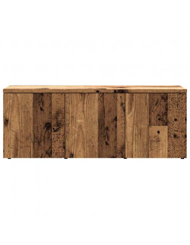 Mobile Porta TV Legno Vecchio 80x34x30 cm in Legno Multistrato