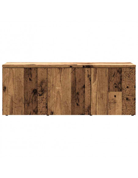 Mobile Porta TV Legno Vecchio 80x34x30 cm in Legno Multistrato