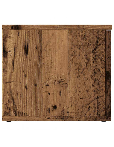 Mobile Porta TV Legno Vecchio 80x34x30 cm in Legno Multistrato