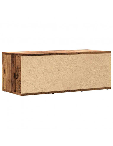 Mobile Porta TV Legno Vecchio 80x34x30 cm in Legno Multistrato