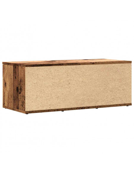 Mobile Porta TV Legno Vecchio 80x34x30 cm in Legno Multistrato