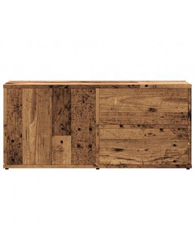 Mobile Porta TV Legno Antico 80x34x35,5 cm Legno Multistrato