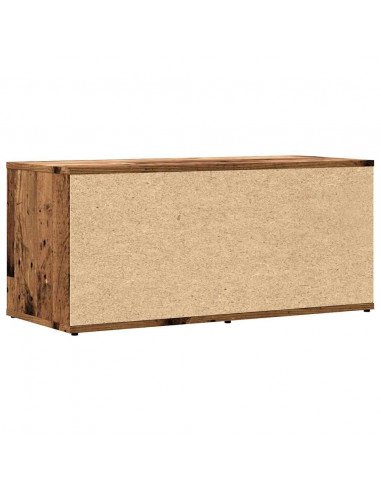 Mobile Porta TV Legno Antico 80x34x35,5 cm Legno Multistrato