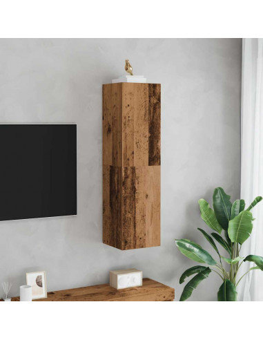 Mobile Porta TV Legno Antico 30,5x30x110 cm Legno Multistrato