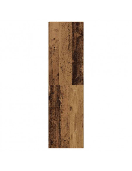 Mobile Porta TV Legno Antico 30,5x30x110 cm Legno Multistrato