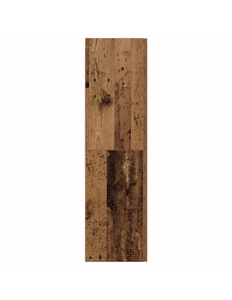Mobile Porta TV Legno Antico 30,5x30x110 cm Legno Multistrato