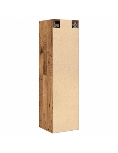 Mobile Porta TV Legno Antico 30,5x30x110 cm Legno Multistrato