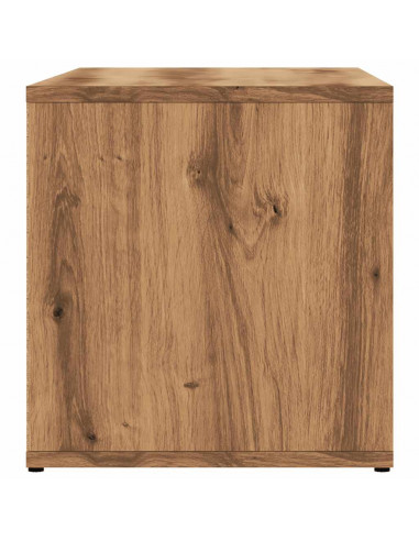 Mobile Porta TV Rovere Artigianale 80x34x35,5 cm Truciolato