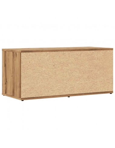 Mobile Porta TV Rovere Artigianale 80x34x35,5 cm Truciolato