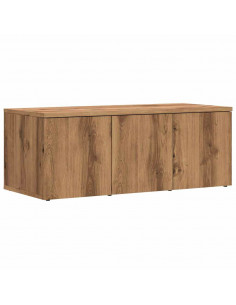 Mobile Porta TV Rovere Artigianale 80x34x30 cm Truciolato