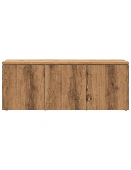Mobile Porta TV Rovere Artigianale 80x34x30 cm Truciolato