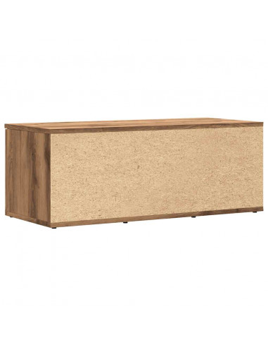 Mobile Porta TV Rovere Artigianale 80x34x30 cm Truciolato