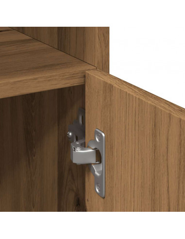 Mobiletto da Bagno Rovere Artigianale Legno Multistrato