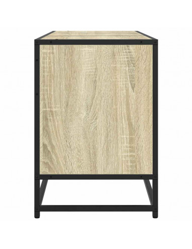 Mobile TV Rovere Sonoma 150x35x41 cm in Truciolato e Metallo