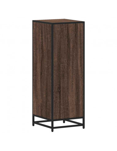 Armadietto Bagno Rovere Marrone 35x37,5x100cm Legno Multistrato