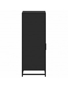 Armadietto da Bagno Nero 35x37,5x100 cm in Legno Multistrato