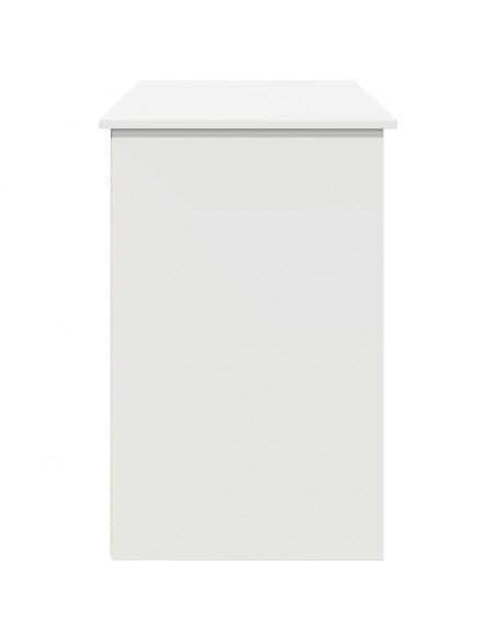 Scrivania Bianca 102x50x75 cm in Legno Multistrato