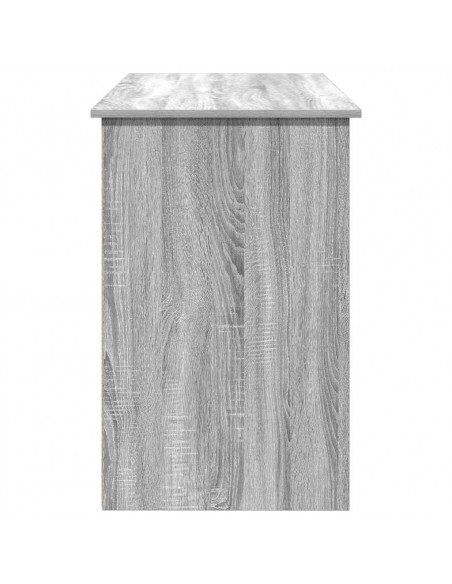 Scrivania Grigio Sonoma 102x50x75 cm in Legno Multistrato