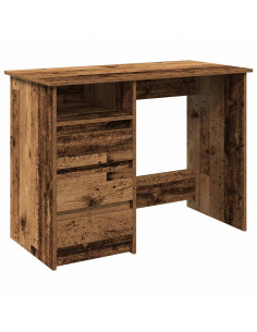 Scrivania Legno Antico 102x50x75 cm in Legno Multistrato