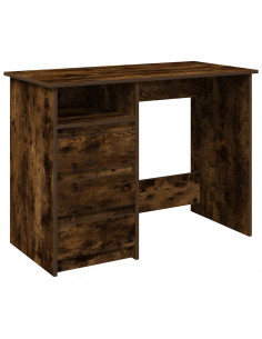 Scrivania Rovere Fumo 102x50x75 cm in Legno Multistrato