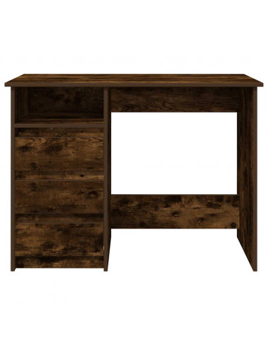 Scrivania Rovere Fumo 102x50x75 cm in Legno Multistrato
