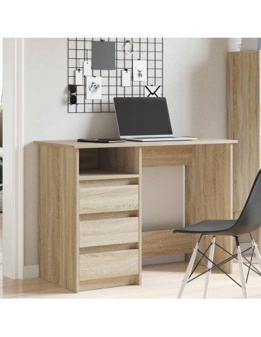 Scrivania Rovere Sonoma 102x50x75 cm in Legno Multistrato