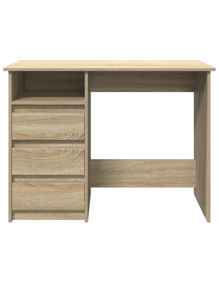 Scrivania Rovere Sonoma 102x50x75 cm in Legno Multistrato