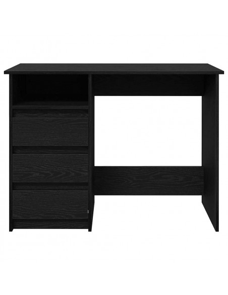 Scrivania Nera 102x50x75 cm in Legno Multistrato