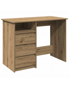 Scrivania Rovere Artigianale 102x50x75 cm in Legno Multistrato