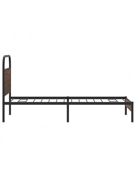 Giroletto senza Materasso Rovere Marrone 107x203 cm Truciolato