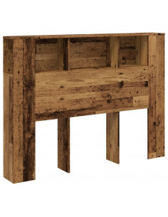 Testiera Contenitore Legno Antico 140x18,5x102,5 cm Truciolato