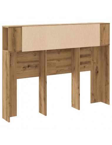 Testiera Contenitore Artigianale 140x18,5x102,5 cm Multistrato