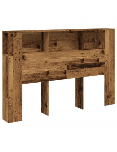 Testiera con Contenitore Legno 160x18,5x103,5 cm in Truciolato