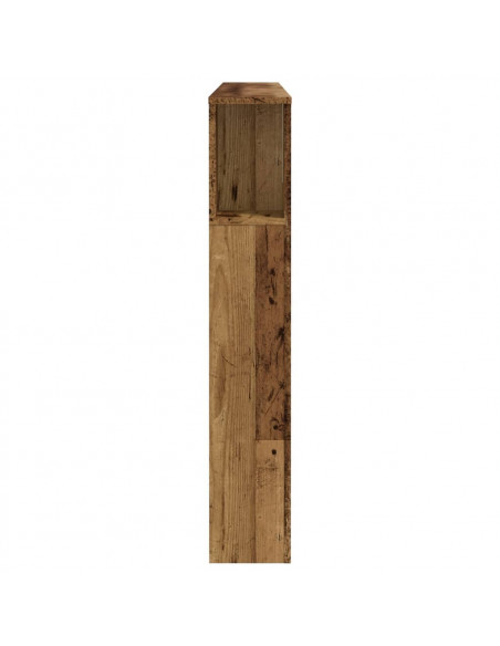 Testiera con Contenitore Legno 160x18,5x103,5 cm in Truciolato