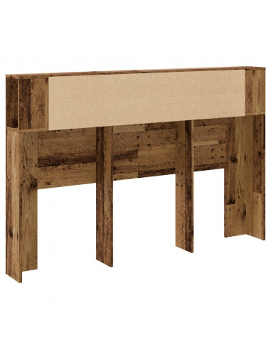 Testiera con Contenitore Legno 160x18,5x103,5 cm in Truciolato