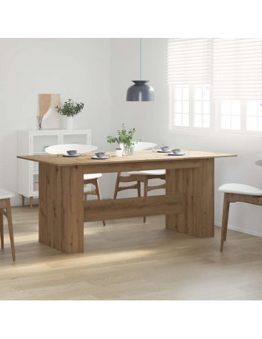Tavolo da Pranzo Rovere Artigianale 180x90x76 cm in Truciolato