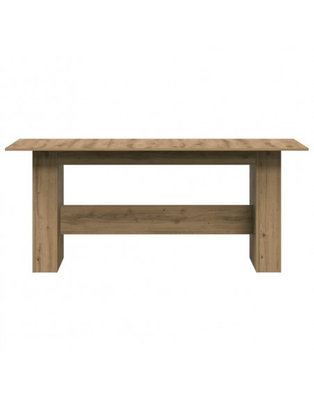 Tavolo da Pranzo Rovere Artigianale 180x90x76 cm in Truciolato