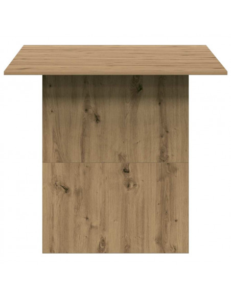 Tavolo da Pranzo Rovere Artigianale 180x90x76 cm in Truciolato