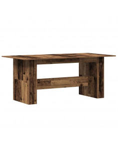 Tavolo da Pranzo Legno Vecchio 180x90x76cm in Legno Multistrato