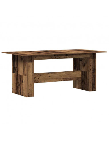 Tavolo da Pranzo Legno Vecchio 180x90x76cm in Legno Multistrato