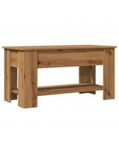 Tavolino Salotto Rovere Artigianale 101x49x52 cm in Truciolato